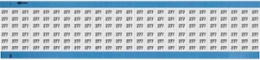 Solid Numbers Scored Wire Marker Card, 277, Black on White