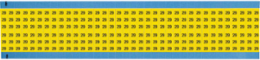 Solid Numbers Scored Wire Marker Card, 29, Cloth