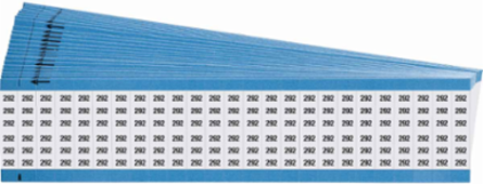 Wire Marker Card - Repositionable Vinyl Cloth, Legend 292