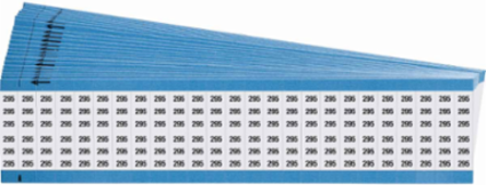 Wire Marker Card - Repositionable Vinyl Cloth, Legend 295
