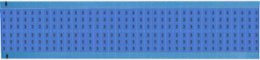 Solid Numbers Scored Wire Marker Card, 3, Cloth, Black on Blue