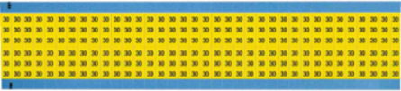 Solid Numbers Scored Wire Marker Card, 30, Cloth