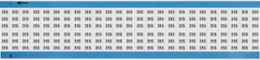 Solid Numbers Scored Wire Marker Card, 315, Black on White