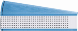Wire Marker Card - Repositionable Vinyl Cloth, Legend 33 to 48