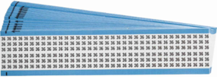 Wire Marker Card - Repositionable Vinyl Cloth, Legend 36