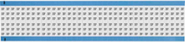 Solid Numbers Scored Wire Marker Card, 37, Black on White