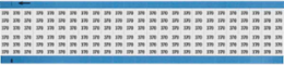 Solid Numbers Scored Wire Marker Card, 370, Black on White