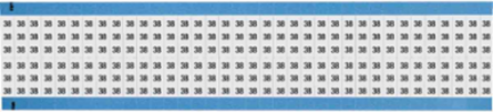 Solid Numbers Scored Wire Marker Card, 38, Black on White