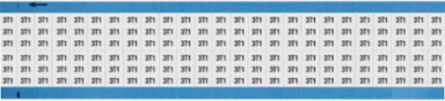 Machine Tool Symbol Scored Wire Marker Card, 3T1, Black on White