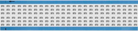 Machine Tool Symbol Scored Wire Marker Card, 3T3, Black on White