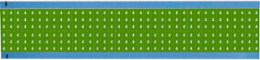 Solid Numbers Scored Wire Marker Card, 4, Cloth, White on Green