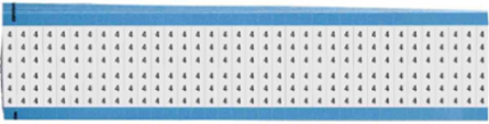 Solid Numbers Wire Marker Card Five Pack, Legend 4