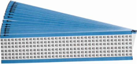 Wire Marker Card - Repositionable Vinyl Cloth, Legend 41