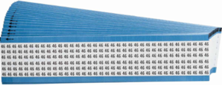 Wire Marker Card - Repositionable Vinyl Cloth, Legend 46