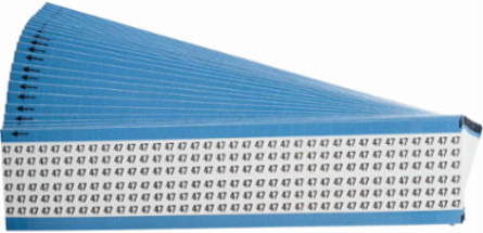 Wire Marker Card - Repositionable Vinyl Cloth, Legend 47