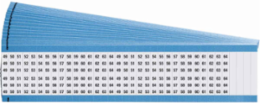 Wire Marker Card - Repositionable Vinyl Cloth, Legend 49 to 64