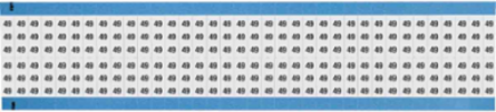 Solid Numbers Scored Wire Marker Card, 49, Black on White