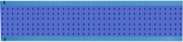 Solid Numbers Scored Wire Marker Card, 5, Cloth, Black on White