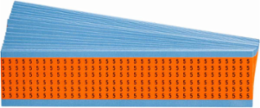 Numbers on Color Backgrounds Wire Markers, Black on Orange, Legend 5
