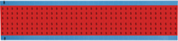 Solid Numbers Scored Wire Marker Card, 5, Cloth, Red on White