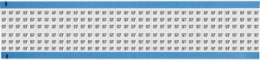 Solid Numbers Scored Wire Marker Card, 57, Black on White