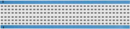 Solid Numbers Scored Wire Marker Card, 60, Black on White