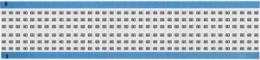 Solid Numbers Scored Wire Marker Card, 60, Black on White