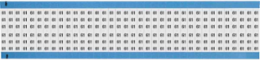 Solid Numbers Scored Wire Marker Card, 61, Black on White