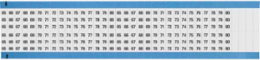 Wire Marker Card - Repositionable Vinyl Cloth, Legend 65 to 80