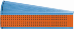 Wire Marker Card - Repositionable Vinyl Cloth, Legend 67 to 99, Black on Orange