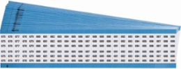 Wire Marker Card - Repositionable Vinyl Cloth, Legend 675 to 699