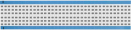 Solid Numbers Scored Wire Marker Card, 69, Black on White