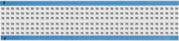 Solid Numbers Scored Wire Marker Card, 70, Black on White