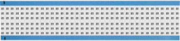 Solid Numbers Scored Wire Marker Card, 81, Black on White