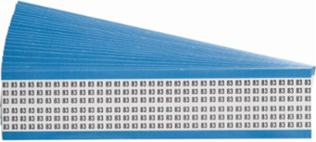 Wire Marker Card - Repositionable Vinyl Cloth, Legend 83