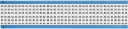 Solid Numbers Scored Wire Marker Card, 83, Black on White