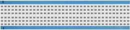 Solid Numbers Scored Wire Marker Card, 84, Black on White