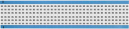 Solid Numbers Scored Wire Marker Card, 85, Black on White