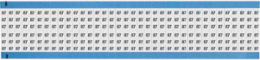Solid Numbers Scored Wire Marker Card, 87, Black on White
