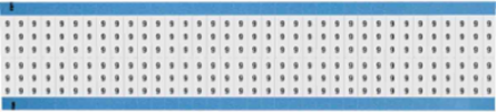 Wire Marker: Vinyl Coated Fabric, Black on White, 1.5" H, 9