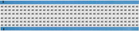 Wire Marker Card - Repositionable Vinyl Cloth, AC, Cloth