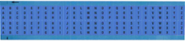 Wire Marker Card - Repositionable Vinyl Cloth, Legend A to Z, Blue on Black