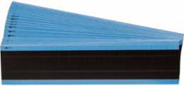 NEMA Color Wire Markers, 0.25" H x 1.5" W, Pack of 25 Cards, Black