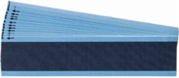 NEMA Color Wire Markers, 0.25" H x 1.5" W, Pack of 25 Cards, Dark Blue