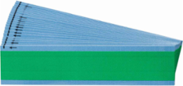 NEMA Color Wire Markers, 0.25" H x 1.5" W, Pack of 25 Cards, Light Green
