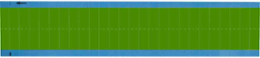 Wire Marker, 0.25" H x 0.75" W, Cloth, Light Green