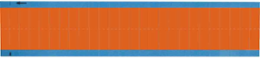 Wire Marker, 0.25" H x 0.75" W, Cloth, Orange