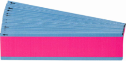 NEMA Color Wire Markers, 0.25" H x 1.5" W, Pack of 25 Cards, Pink