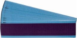 NEMA Color Wire Markers, 0.25" H x 1.5" W, Pack of 25 Cards, Purple