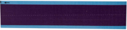 Wire Marker, 0.25" H x 0.75" W, Cloth, Purple